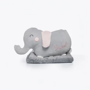 Elephant Cushion With Blanket