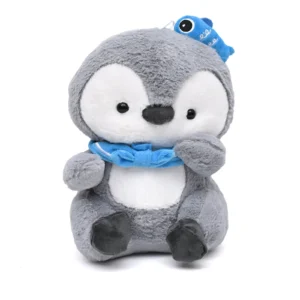 Sitting Penguin with fish